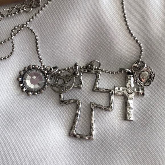 💥Lucky You Charm Cross Necklace - Picture 2 of 6
